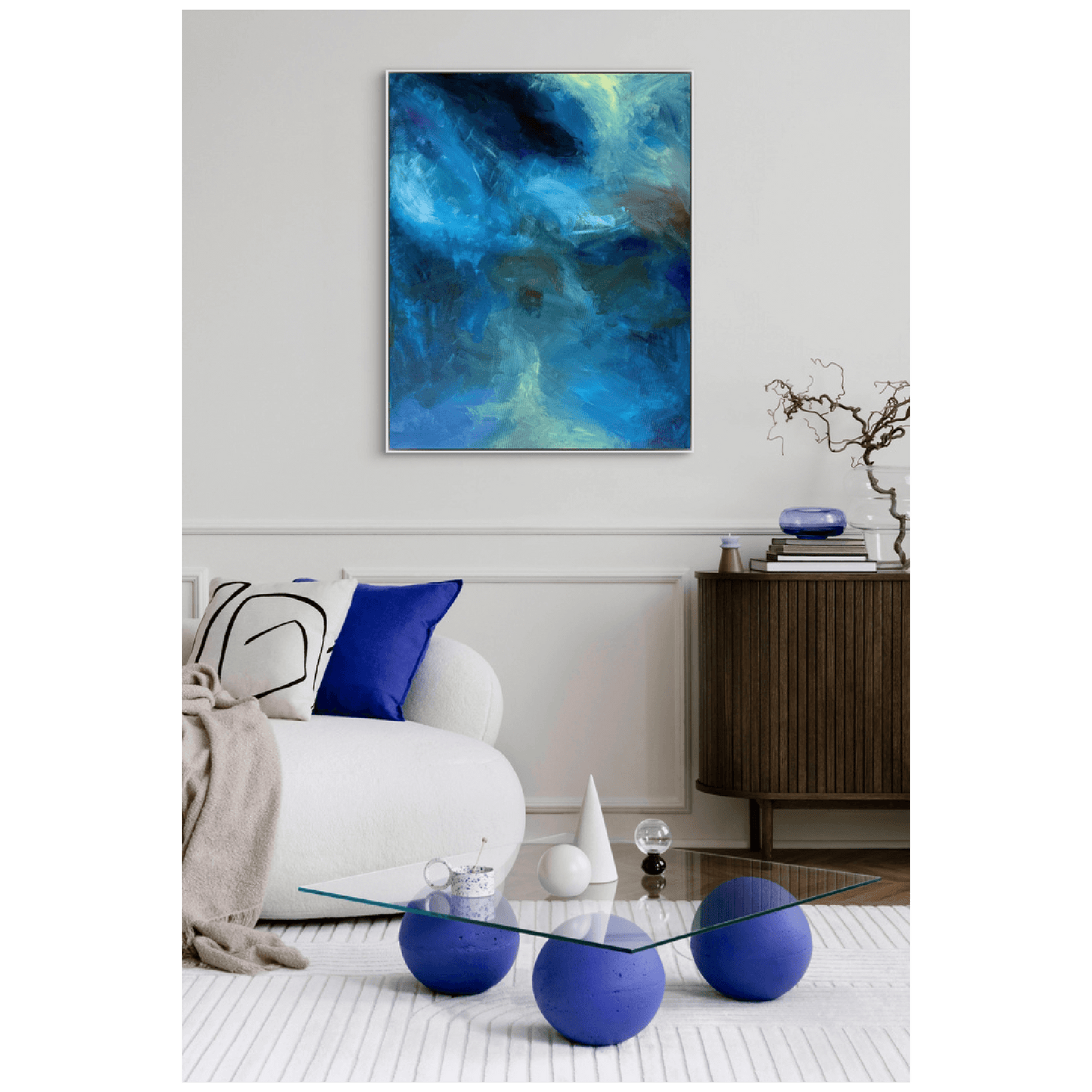 Blaue Echos